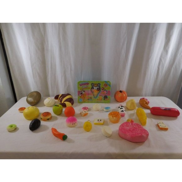 Smooshy Mushy Bentos Box Series 1 Sealed Never Been Opened + Huge Lot of Squeeze
